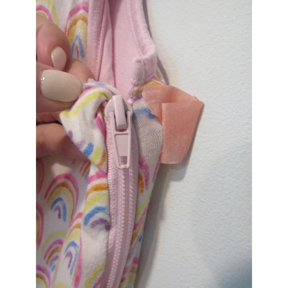 Little Sleepies Rainbow Bamboo Viscose Seasonless Sleep Sack 18-36 Months Pink